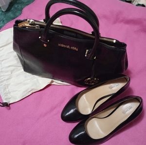 Matching bag and shoes